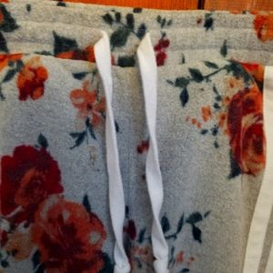 Derek Heart Floral Sweat Pants